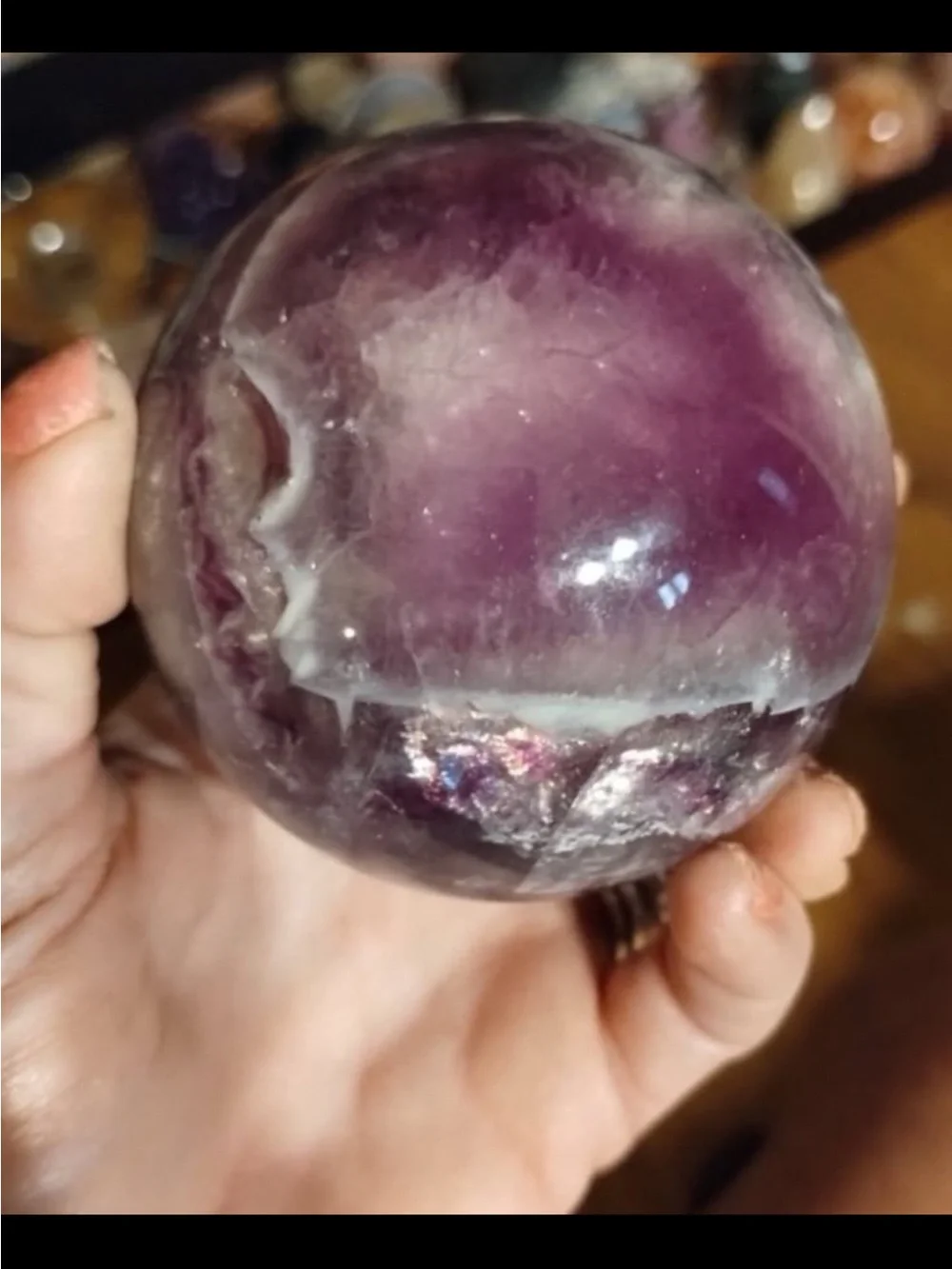 Candy Fluorite Sphere Large UHQ